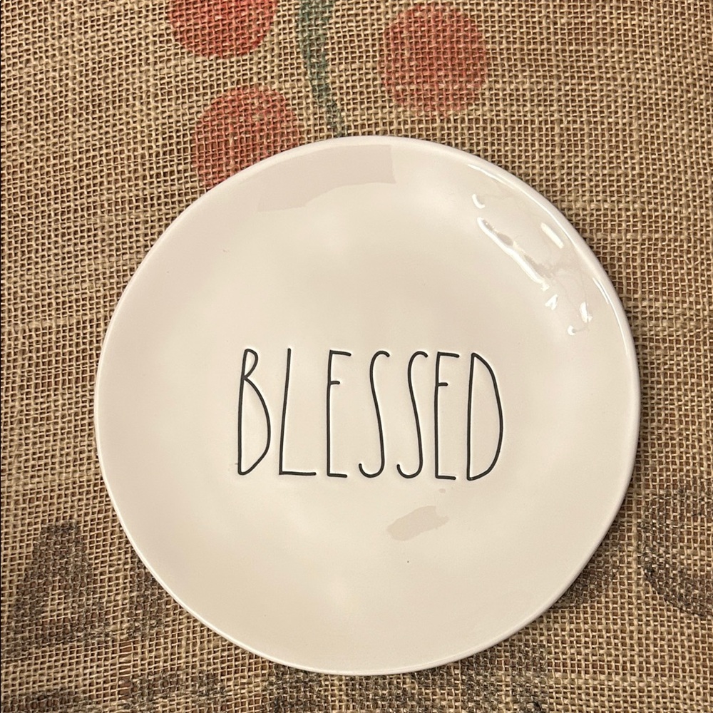 Rae Dunn Blessed Plate